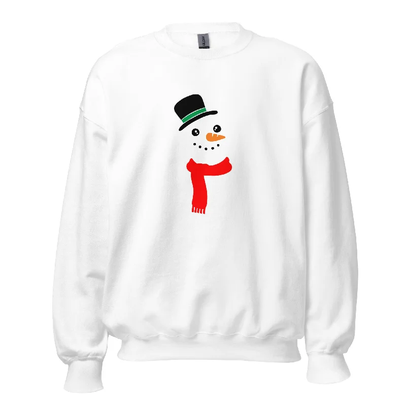 Sweatshirts trendy sale-Women's Multi Stripe Sweatshirts-Carrot Nose Snowman Premium Unisex Sweatshirt