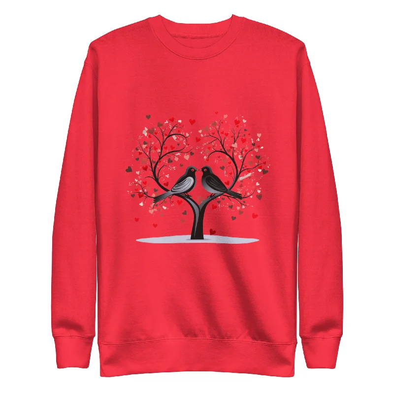 Sweatshirts trendy knitwear-Women's Metallic Sweatshirts-Beloved Birds Unisex Premium Sweatshirt