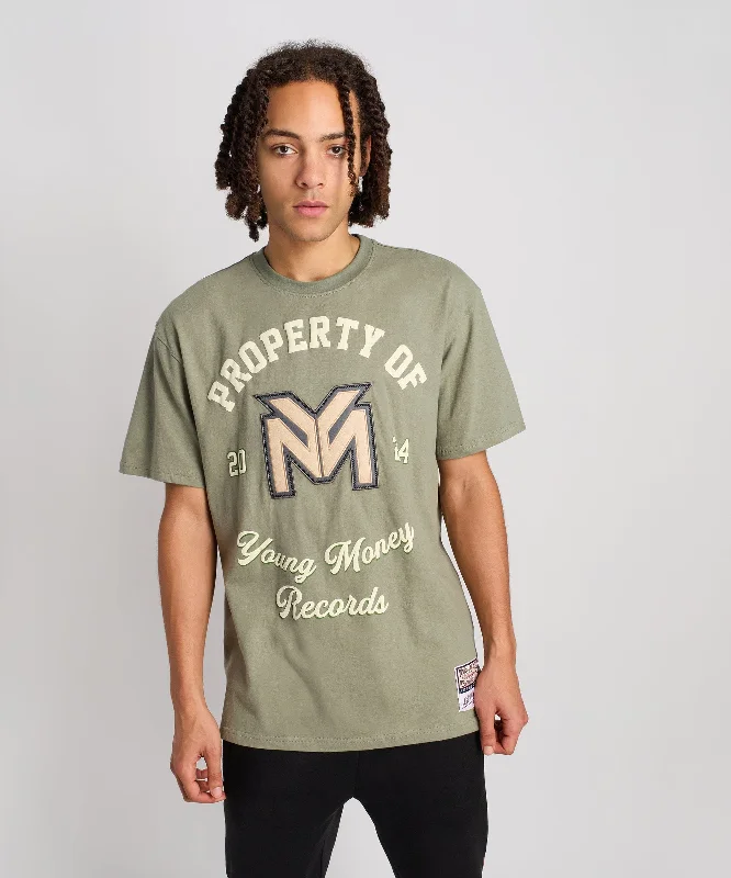 T-Shirts for Firefighters -  Women's Short Sleeve T-Shirts-Lil Wayne Property Of Short Sleeve Tee - Olive Green