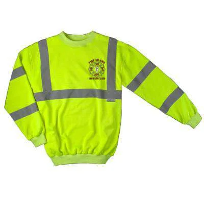 Sweatshirts sporty design-Women's Showstopper Sweatshirts-Tradesman Hi-Vis Crewneck Sweatshirt