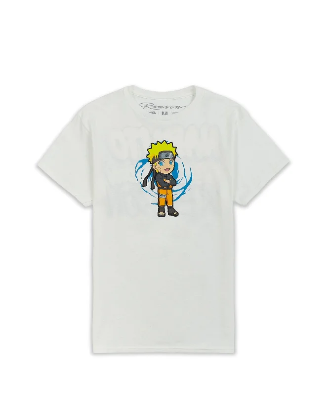 T-Shirts for Life Coaches -  Women's Christmas T-Shirts-Chibi Naruto Tee - White