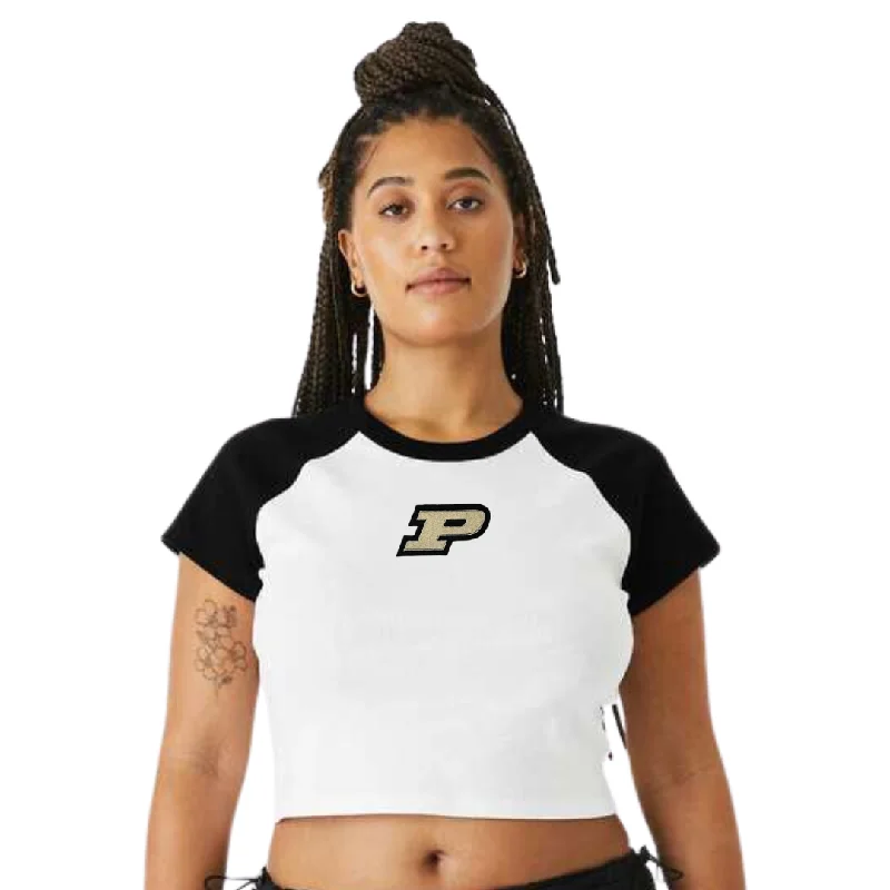 T-Shirts for Sprinters -  Women's Printed T-Shirts-Purdue Patch Dugout Tee