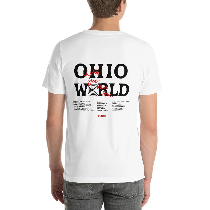 T-Shirts for Bodybuilders -  Women's Peplum T-Shirts-Ohio World Tee