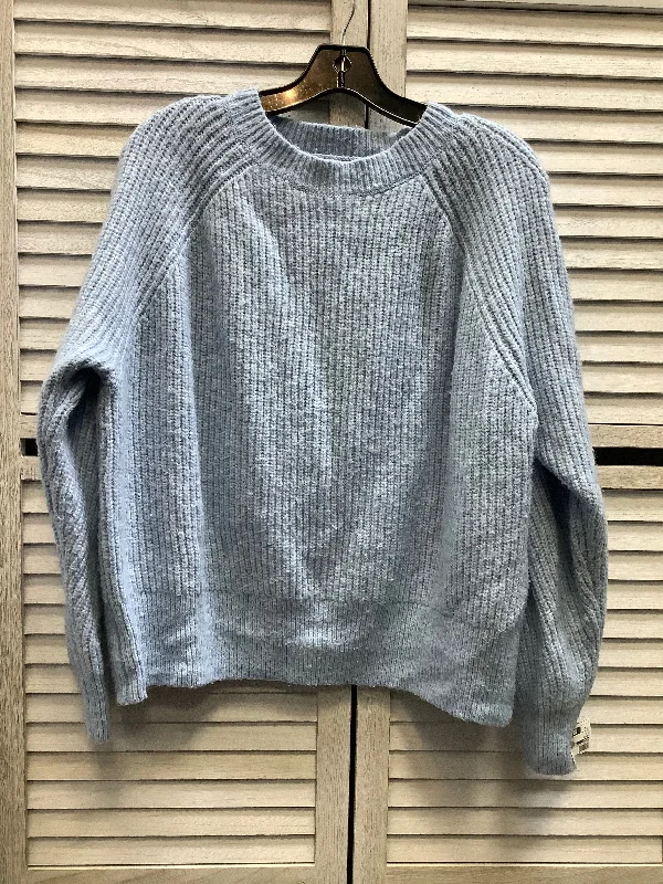 Pullover sweater cozy outfit-Women's Button Pullovers-Sweater By Primark In Blue, Size: Xl