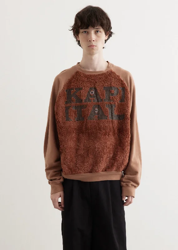 Pullover sweater elegant layers-Women's Evening Pullovers-30/-SWTxFur Grizzly Sweatshirt (SPEAKEASY KAPITAL)