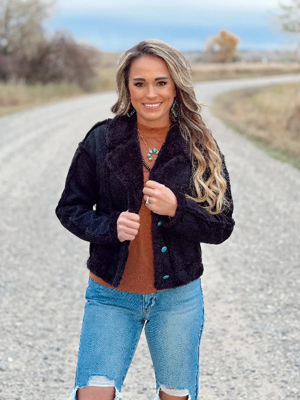 Pullover sweater stylish layers-Women's Textured Pencil Pullovers-The Vegas Cowgirl Jacket