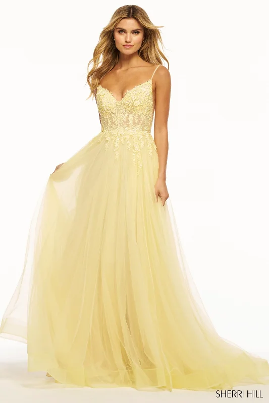 Casual Dresses for Pub-Women's Casual Summer Dresses-Sherri Hill 55998