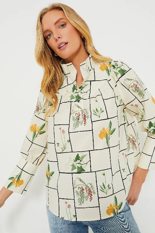 Blouses & Shirts for Wellness -  Women's Layered Blouses-Fresher Buds Corrigan Blouse