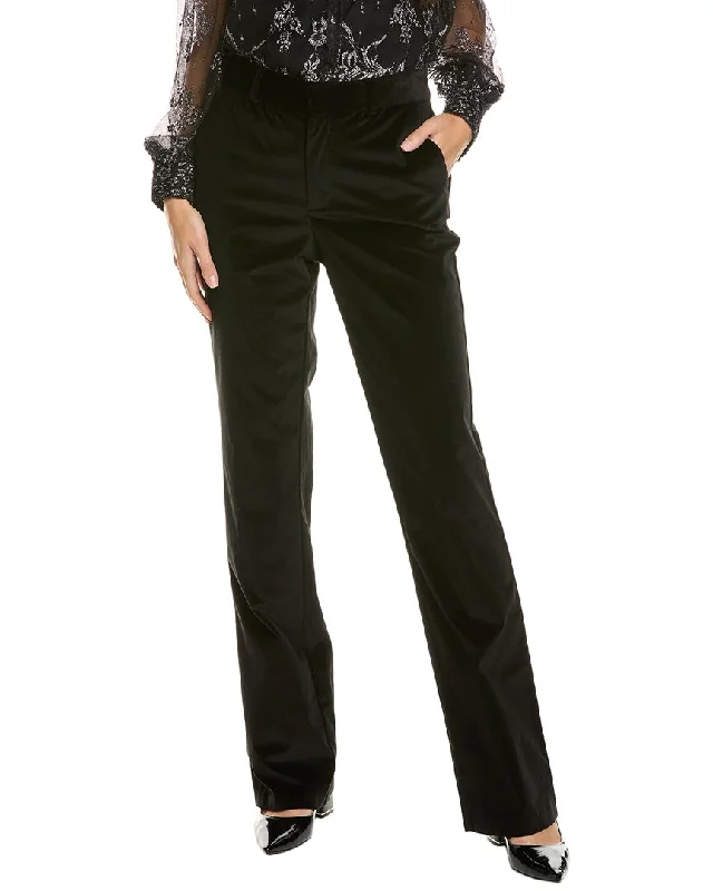 Villain Pants-Women's Faux Leather Pants-Cinq à Sept Chenille Velvet Kerry Pant