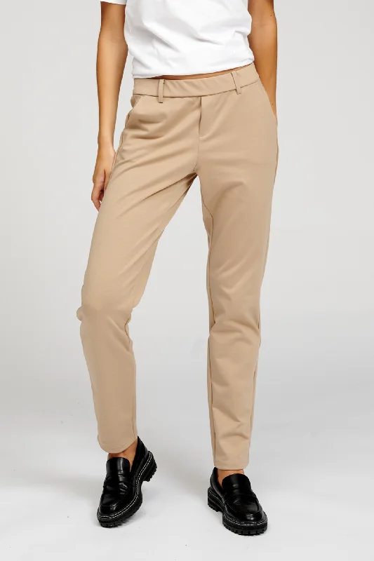 Beach Pants-Women's Subtle Color Pants-De Originale Performance Pants - Beige