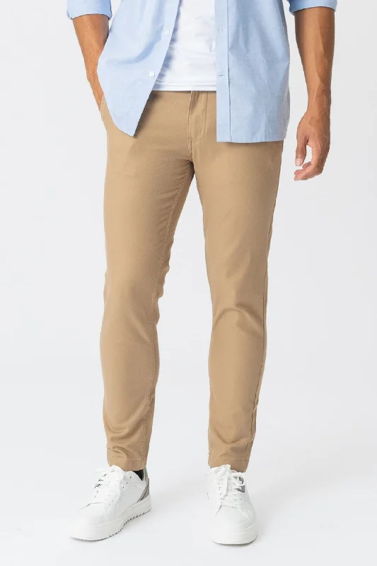 Sailor Pants-Women's Double-Waist Pants-De Originale Performance Structure Pants - Mørk Beige