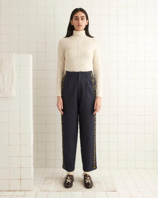 Convention Pants-Women's Tall Pants-Deco Collage Trousers