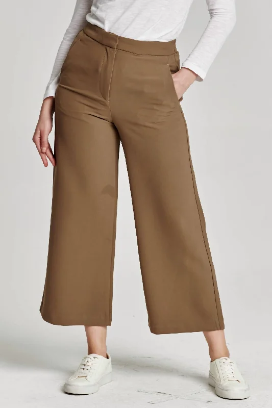 Travel-Friendly Pants-Women's Trendy Pants-Denali Trouser In Brown