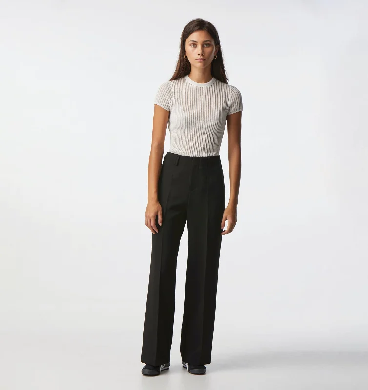 Conference Call Pants-Women's Running Pants-Gala High Waisted Pant - Black