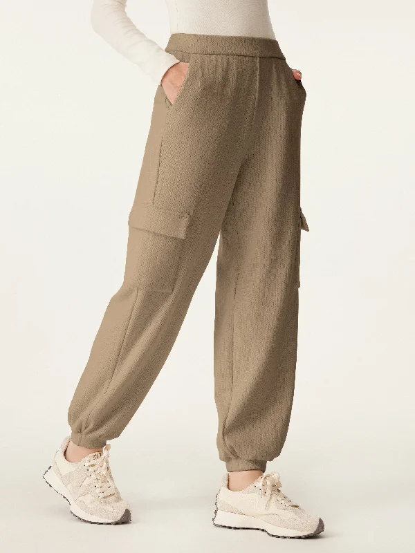 Medical Scrub Pants-Women's Ankle Pants-High Waisted Cargo Jogger