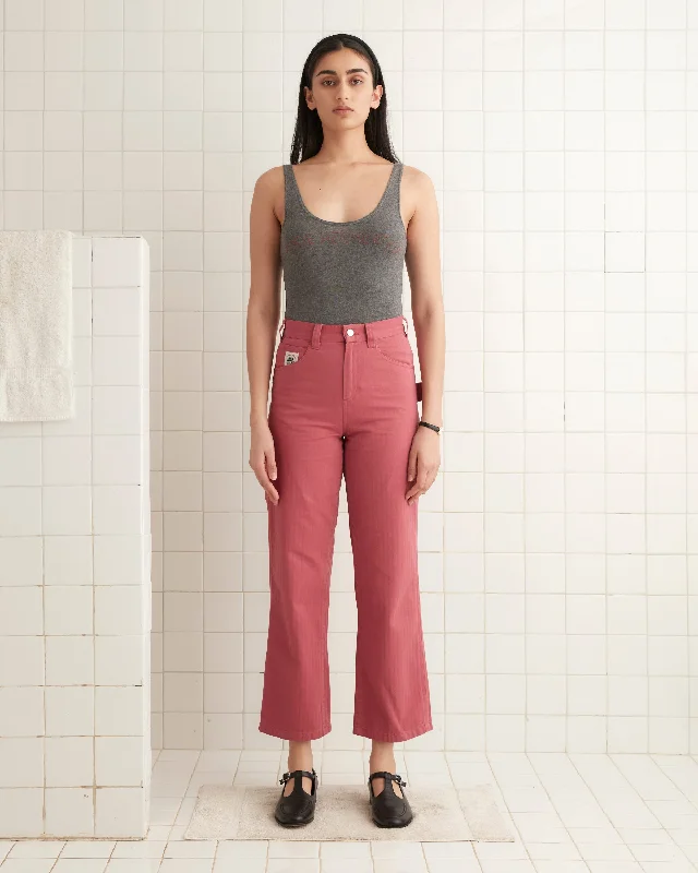 Museum Pants-Women's Stylish Pants-Knolly Brook Trousers - Pink