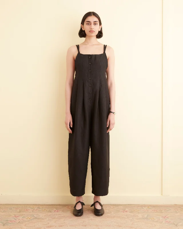 Insulated Pants-Women's Formal Pants-Linen Gardner Jumpsuit