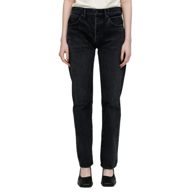 Warm-Down Pants-Women's Professional Pants-Mckinley Straight Jean In Black