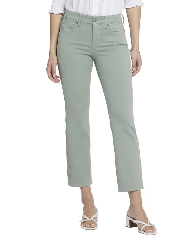 Harem Pants-Women's Culotte Pants-NYDJ Marilyn Lily Pad Ankle Crop Jean