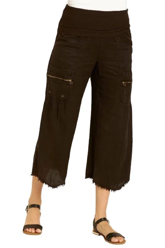 Everyday Pants-Women's Tall Pants-Pasqual Crop Pant In Black