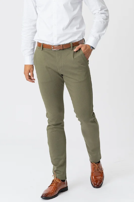 Uniform Pants-Women's Fashion Pants-De Originale Performance Pants - Oliven