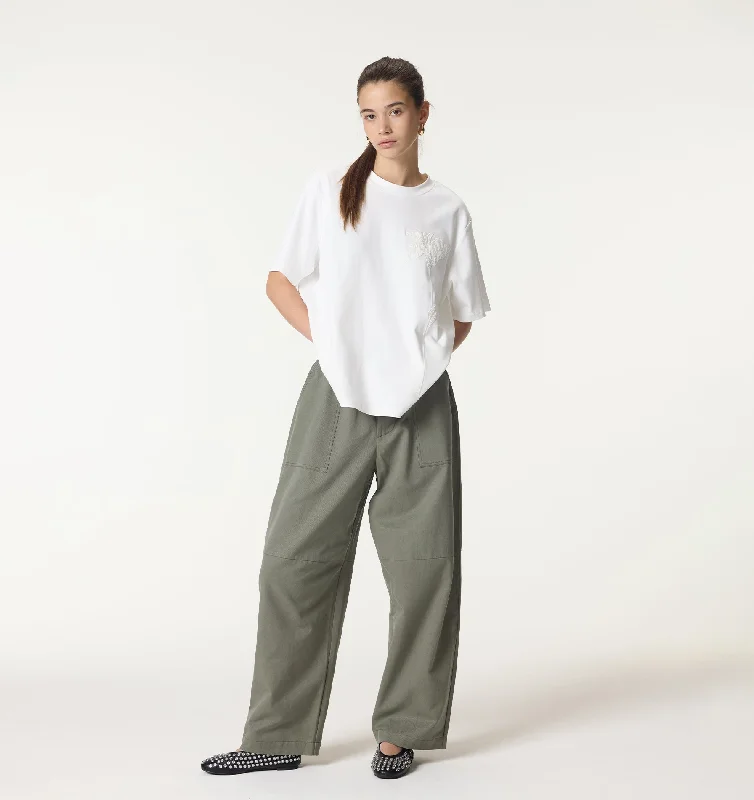 Concert Pants-Women's Solid Color Pants-Porto Pant - Sage