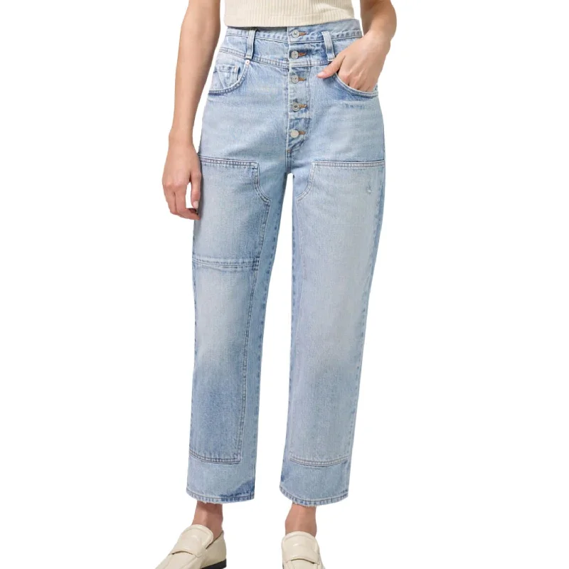 Budget-Friendly Pants-Women's Slim Fit Pants-Rework Poppy Jean In Pendulum