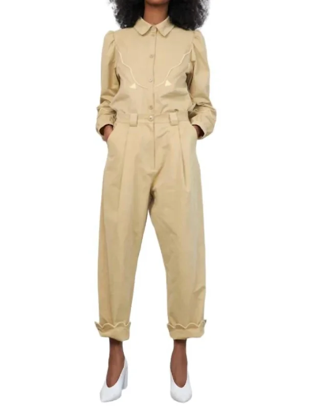 Timeless Pants-Women's Winter Pants-Saja Wide Leg Pants In Soft Sand