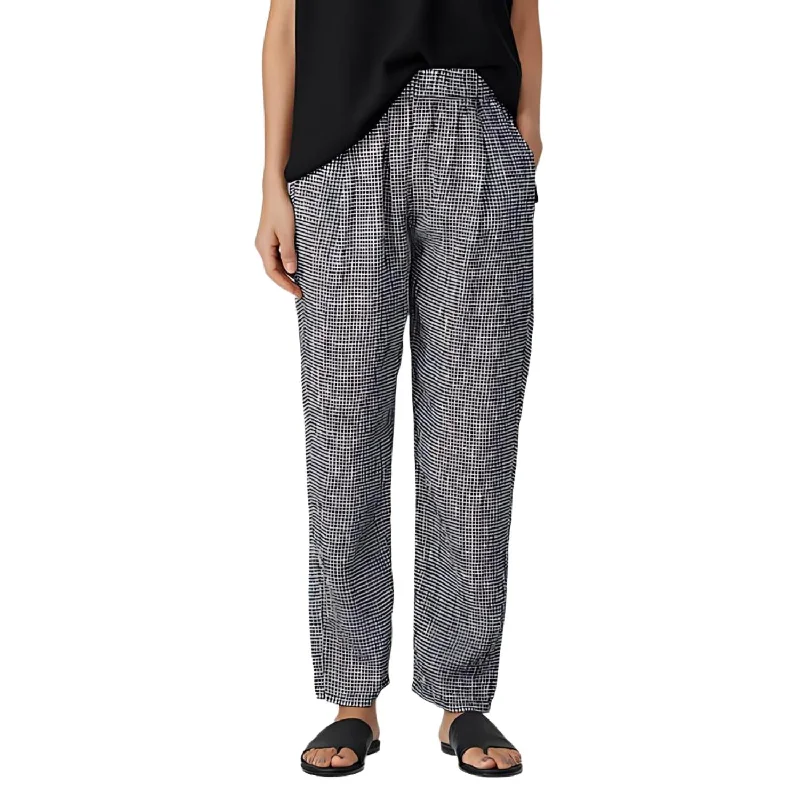 Daytime Pants-Women's Thermal Pants-Tapered Pant In Black/white