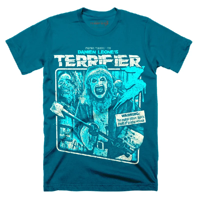 T-Shirts for DIY Enthusiasts -  Women's Night Out T-Shirts-Terrifier 3 Unrated Frosty Terror T-Shirt