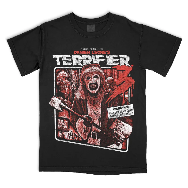 T-Shirts for Welders -  Women's Organic Cotton T-Shirts-Terrifier 3 Unrated Terror (Comfort Colors) T-Shirt