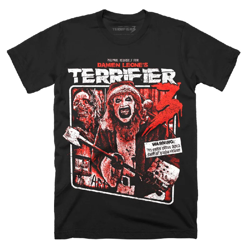 T-Shirts for Makers -  Women's Neon T-Shirts-Terrifier 3 Unrated Terror T-Shirt