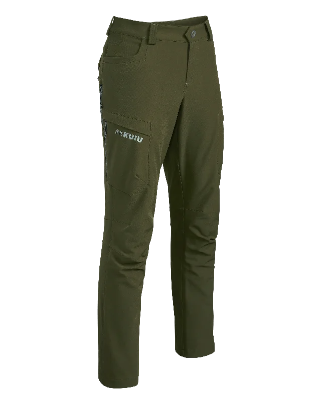 Lounge Pants-Women's Flare Leg Pants-Women’s Attack Pant | Dark Moss