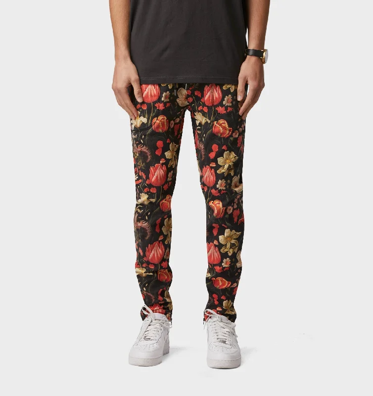 Boating Pants-Women's Modern Pants-Zespy 24 Pant - Dark Floral