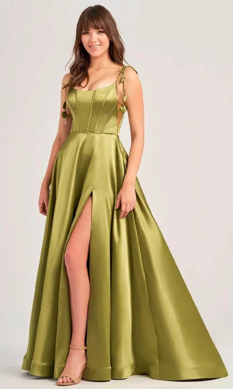 Women's Jade Evening Gowns-Ellie Wilde EW35215 - Scoop A-Line Evening Dress